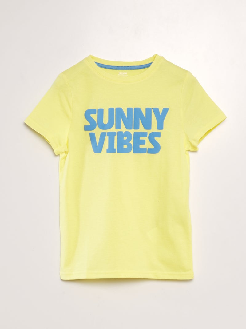 T-shirt stampata GIALLO - Kiabi