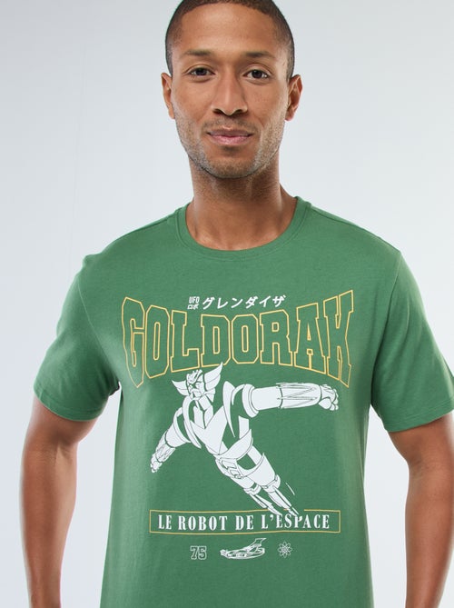 T-shirt stampata 'Goldorak' a maniche corte - Kiabi