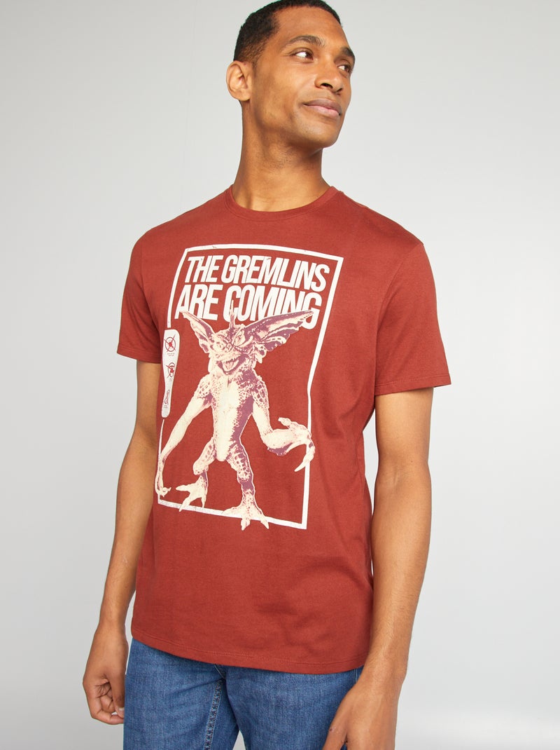 T-shirt stampata 'Gremlins' ARANCIONE - Kiabi