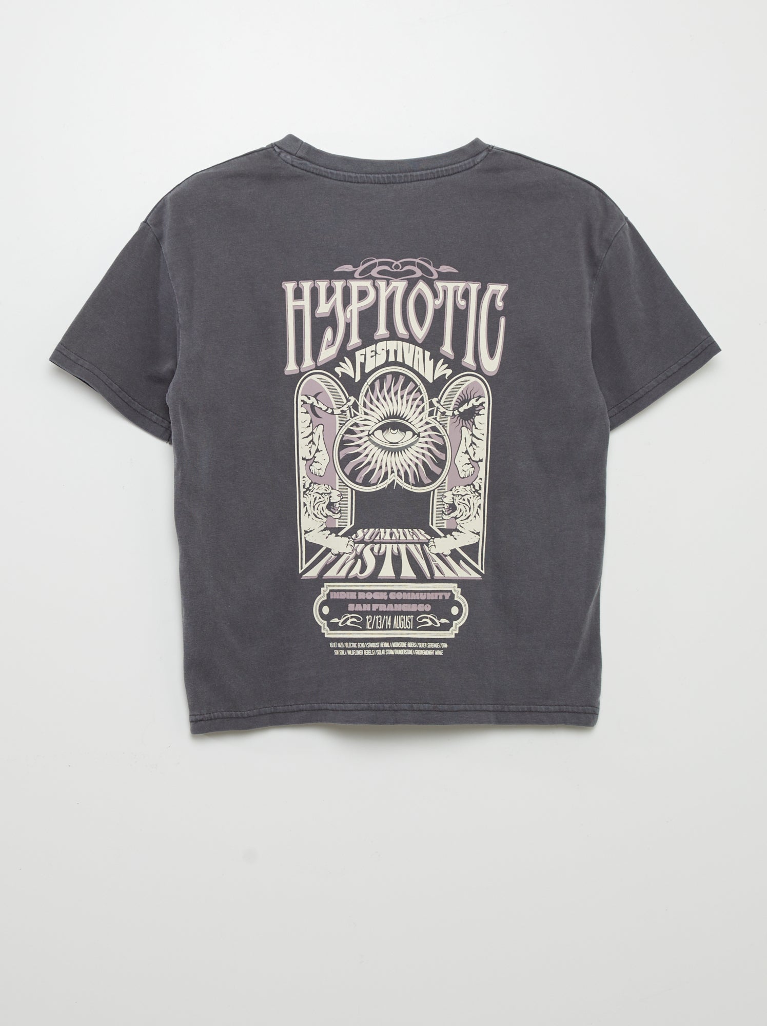 T-shirt SikSilk Grigia Con Pannello Laterale, Bambino 11-12 Anni, Cotone Ed Elastan - Foto 5