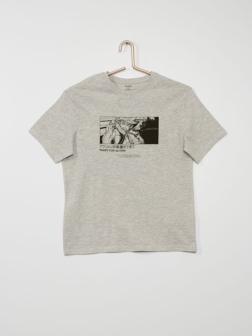 T-shirt stampata GRIGIO - Kiabi