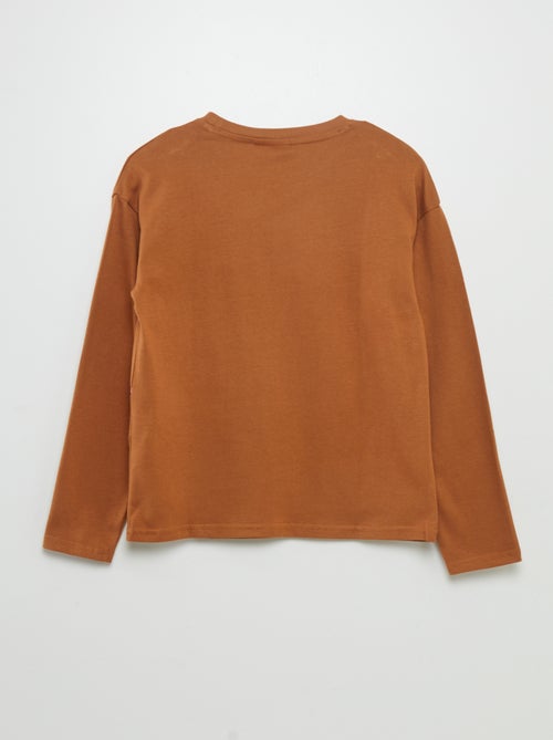 T-shirt stampata 'Groot' a maniche lunghe - Kiabi