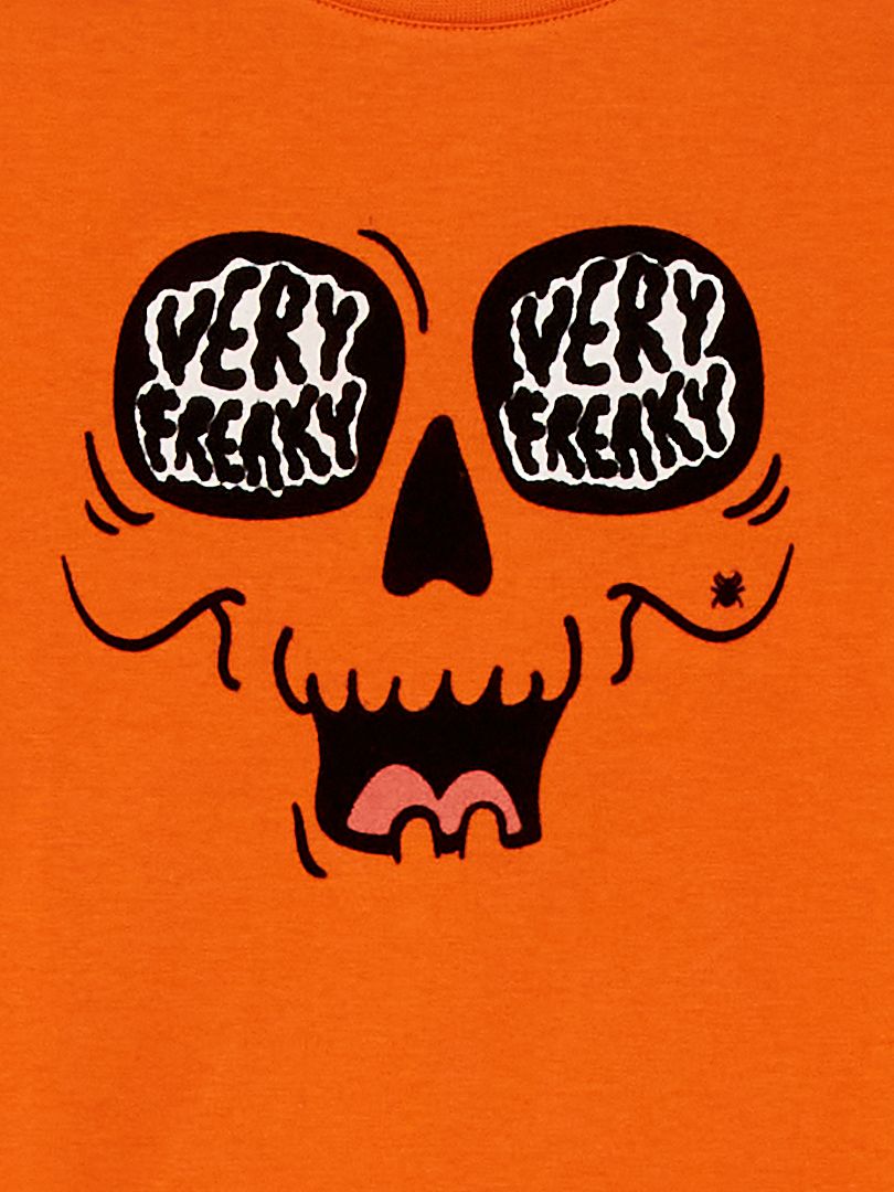 T-shirt stampata 'Halloween' ARANCIONE - Kiabi