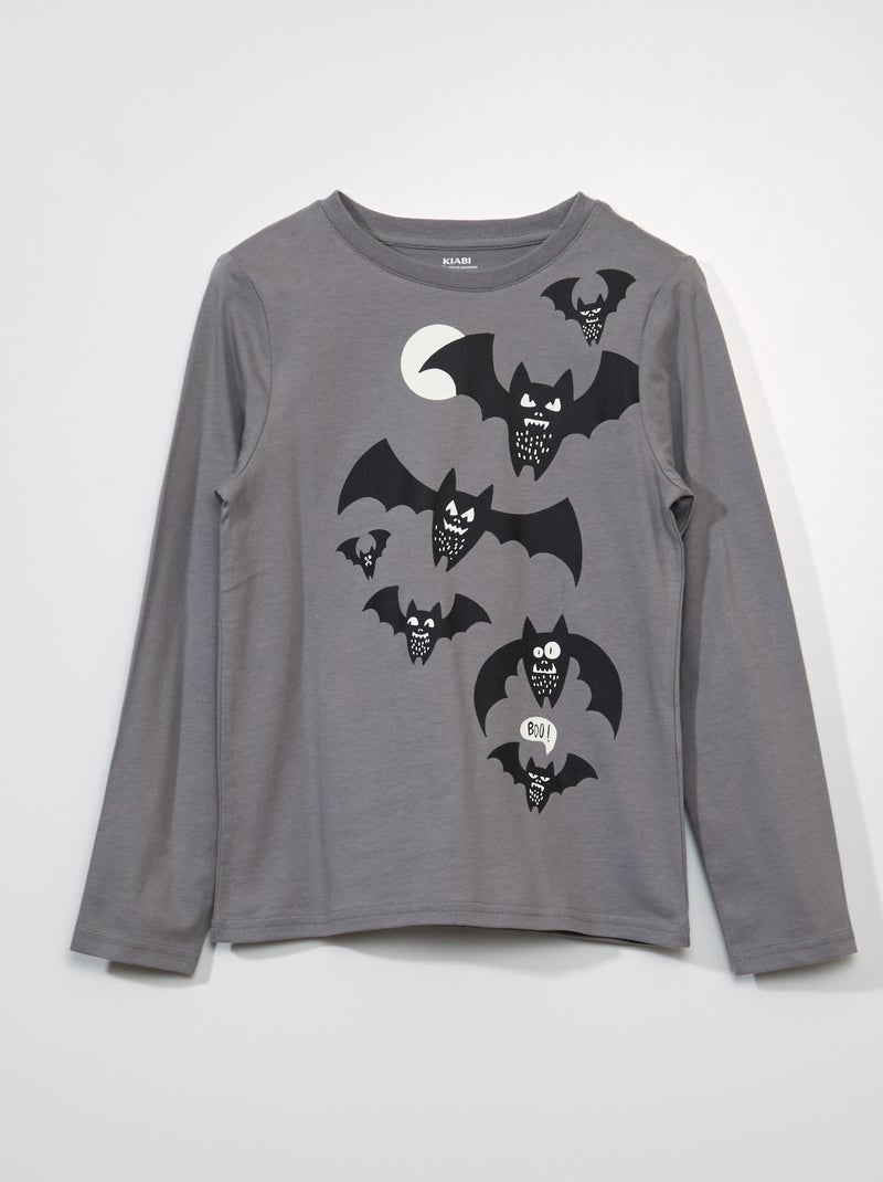 T-shirt stampata 'Halloween' Nero - Kiabi