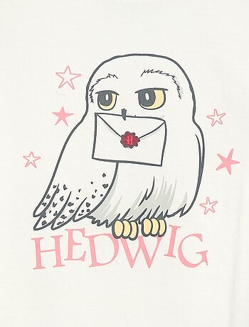 T-shirt stampata 'Harry Potter' in jersey di cotone tinta unita