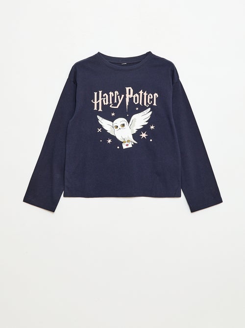 T-shirt stampata 'Harry Potter' in jersey di cotone tinta unita - Kiabi