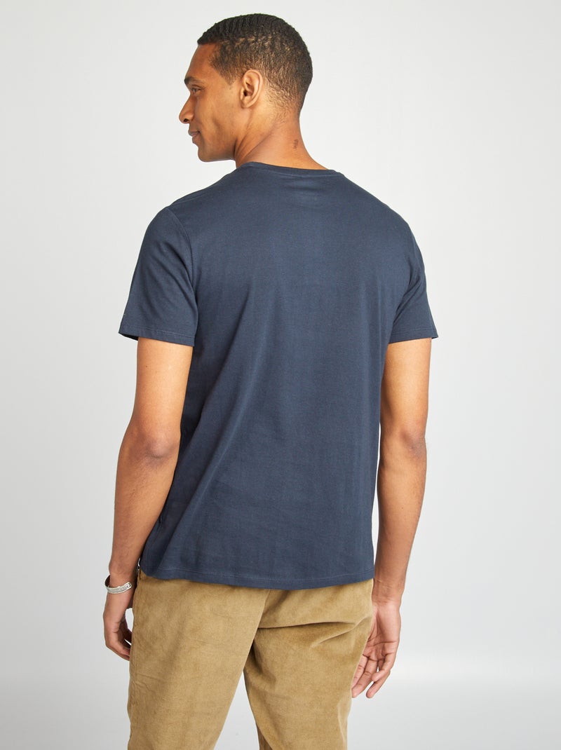 T-shirt stampata 'Harvard' blu - Kiabi