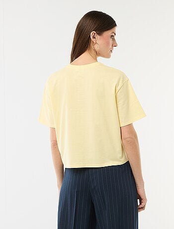 T-shirt stampata 'Hello Kitty' a maniche corte