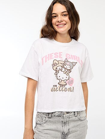 T-shirt stampata 'Hello Kitty'