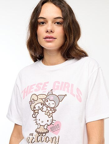 T-shirt stampata 'Hello Kitty'