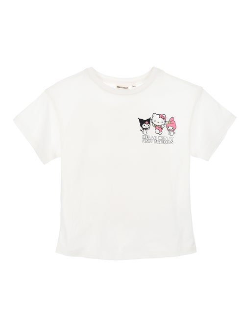 T-shirt stampata 'Hello Kitty' in cotone tinta unita - Kiabi