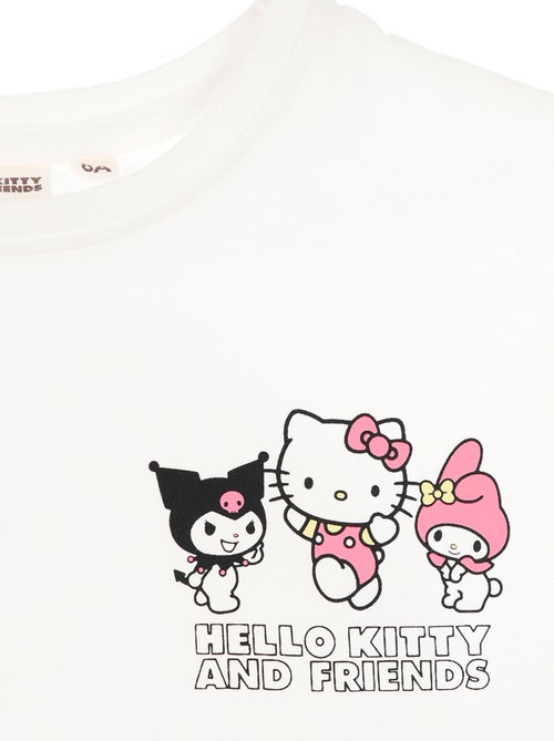 T-shirt stampata 'Hello Kitty' in cotone tinta unita - Kiabi