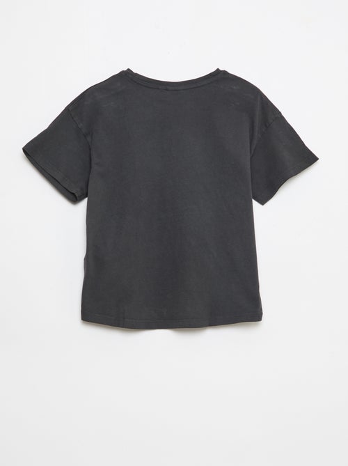 T-shirt stampata 'Hello Kitty' in cotone tinta unita - Kiabi