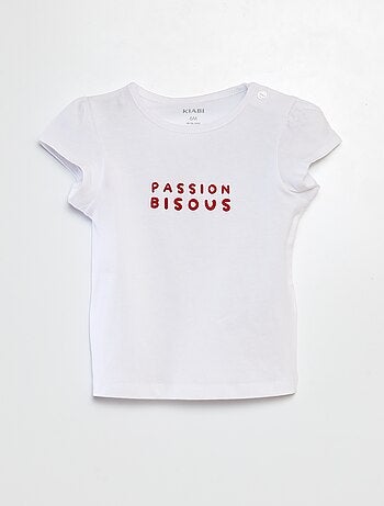 T-shirt stampata in cotone