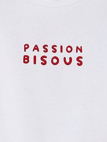 T-shirt stampata in cotone