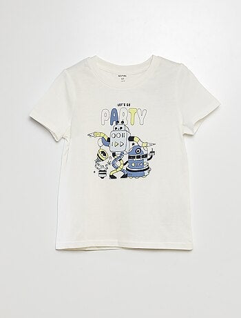 T-shirt stampata in cotone