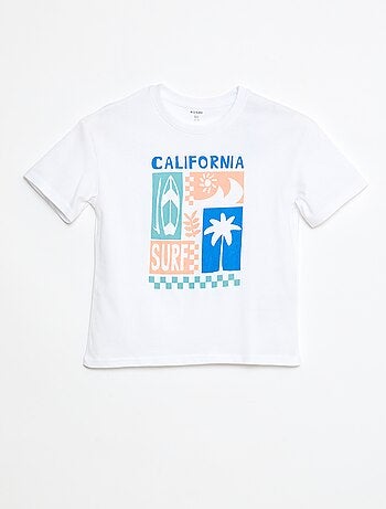 T-shirt stampata in cotone