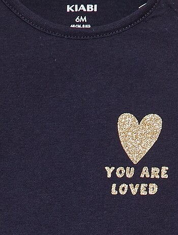 T-shirt stampata in cotone
