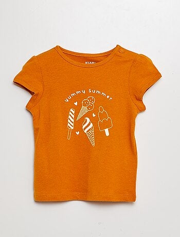 T-shirt stampata in cotone