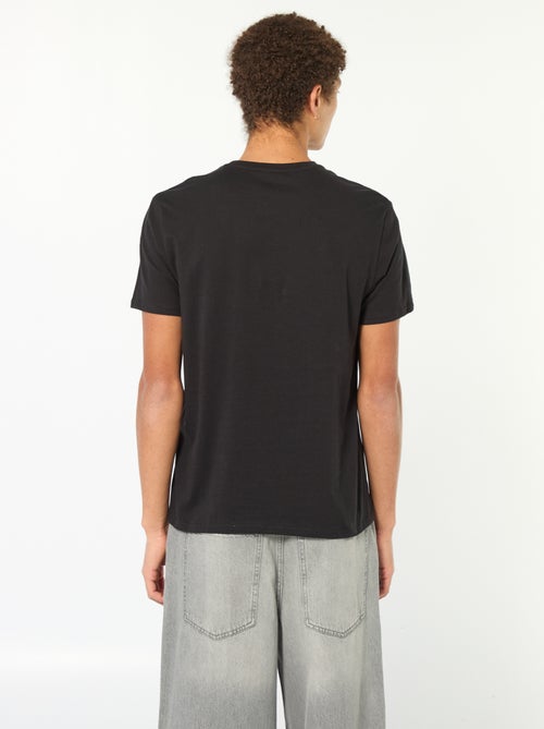 T-shirt stampata in cotone tinta unita - Kiabi