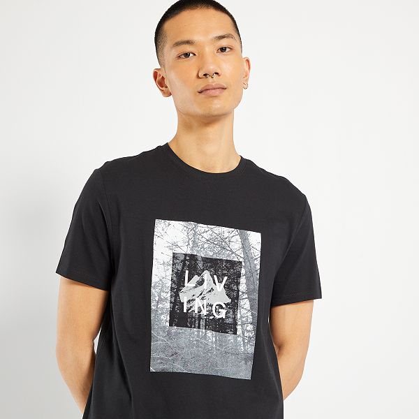 T-shirt Kiabi | Maglietta stampa 'California' Bianco Uomo - Arpaarreda