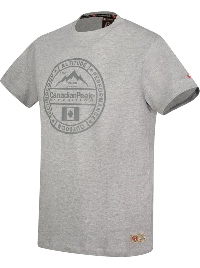 T-shirt stampata jacobeak – canadian peak Grigio chiaro - Kiabi