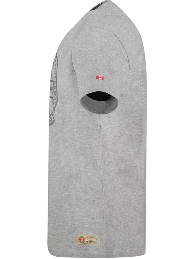 T-shirt stampata jacobeak – canadian peak Grigio chiaro - Kiabi