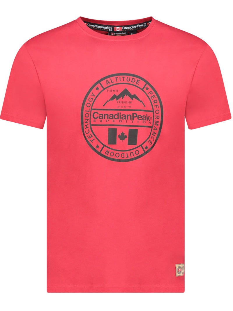 T-shirt stampata jacobeak – canadian peak Rosso - Kiabi
