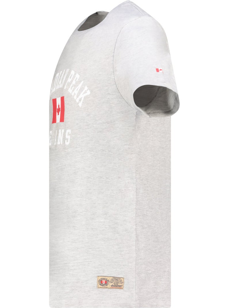 T-shirt stampata jadseneak – canadian peak Grigio chiaro - Kiabi