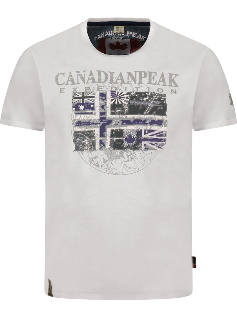 T-shirt stampata jaloneak – canadian peak Bianco - Kiabi