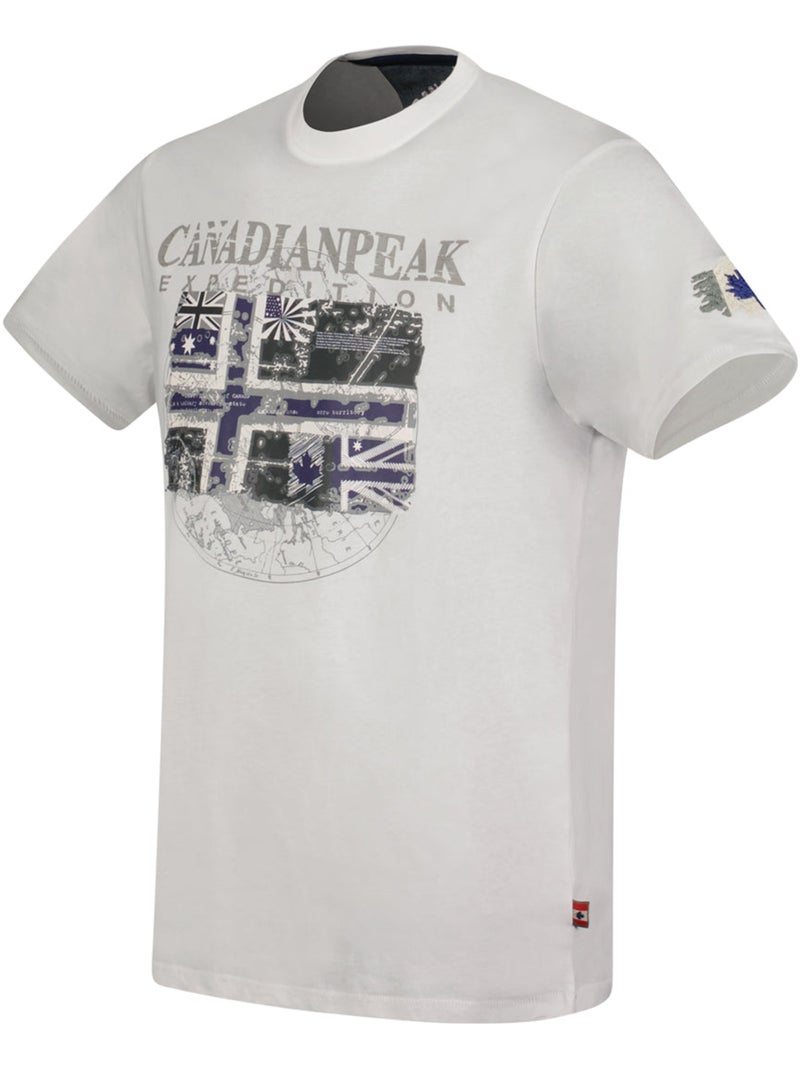 T-shirt stampata jaloneak – canadian peak Bianco - Kiabi