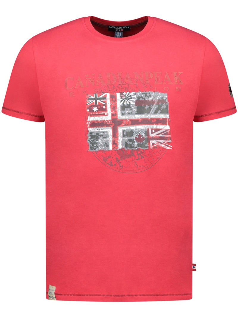 T-shirt stampata jaloneak – canadian peak Rosso - Kiabi