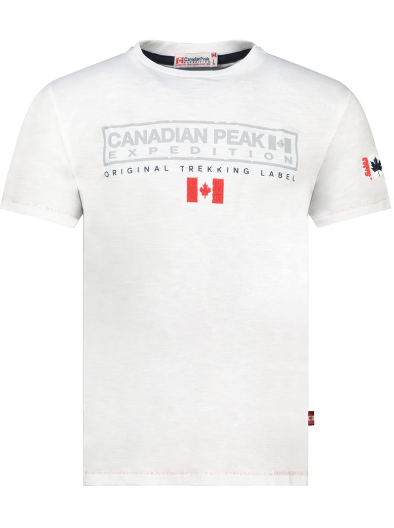 T-shirt stampata jasiceak – canadian peak Bianco - Kiabi