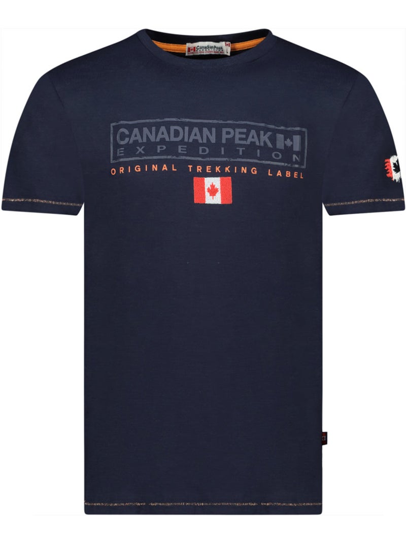 T-shirt stampata jasiceak – canadian peak Blu marino - Kiabi