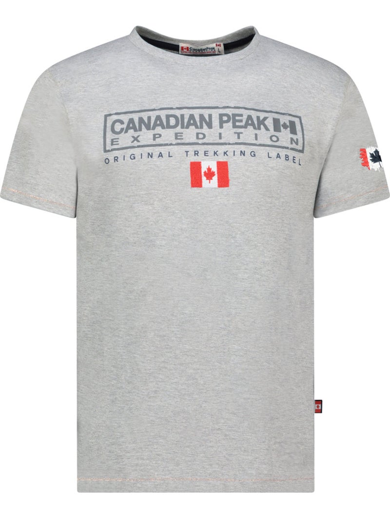 T-shirt stampata jasiceak – canadian peak Grigio chiaro - Kiabi