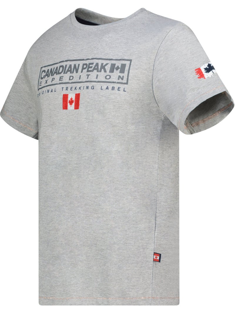 T-shirt stampata jasiceak – canadian peak Grigio chiaro - Kiabi