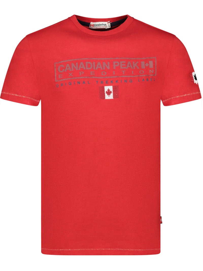 T-shirt stampata jasiceak – canadian peak Rosso - Kiabi