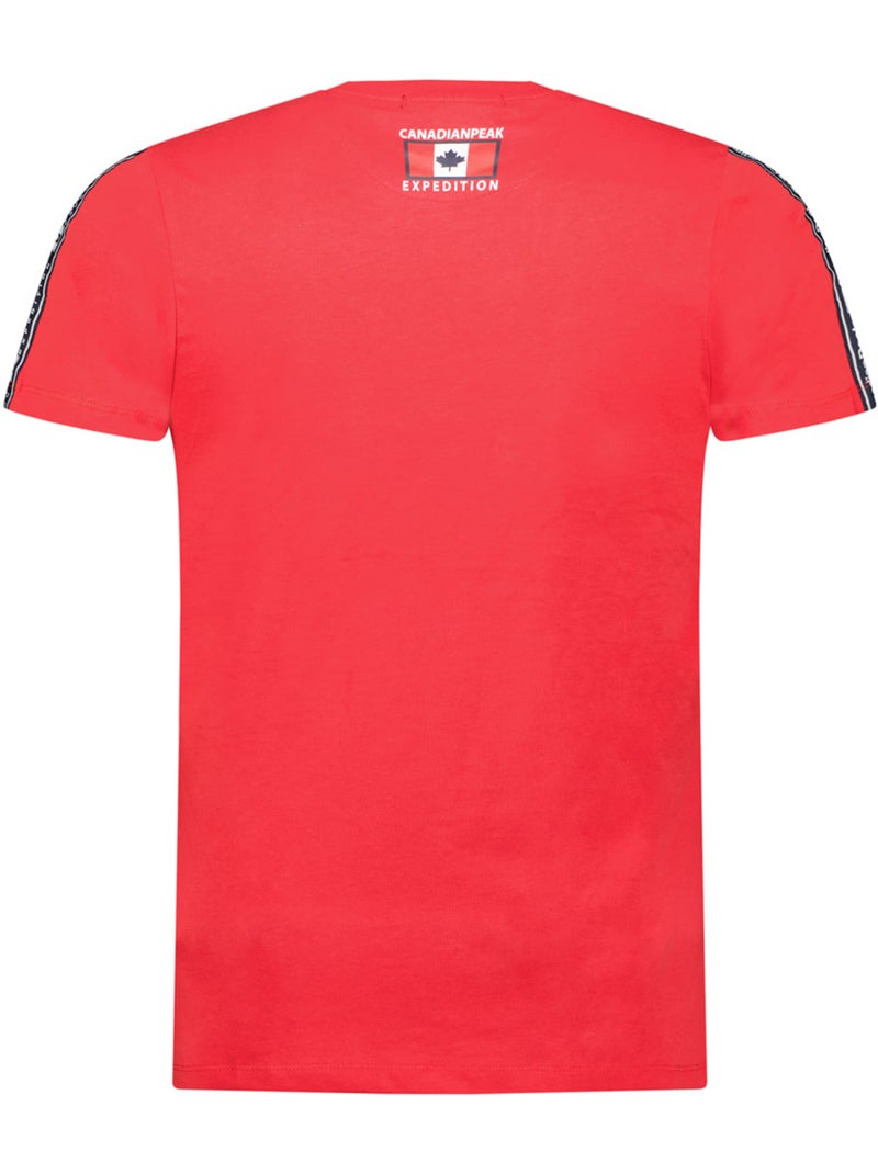 T-shirt stampata javengeak – canadian peak Rosso - Kiabi
