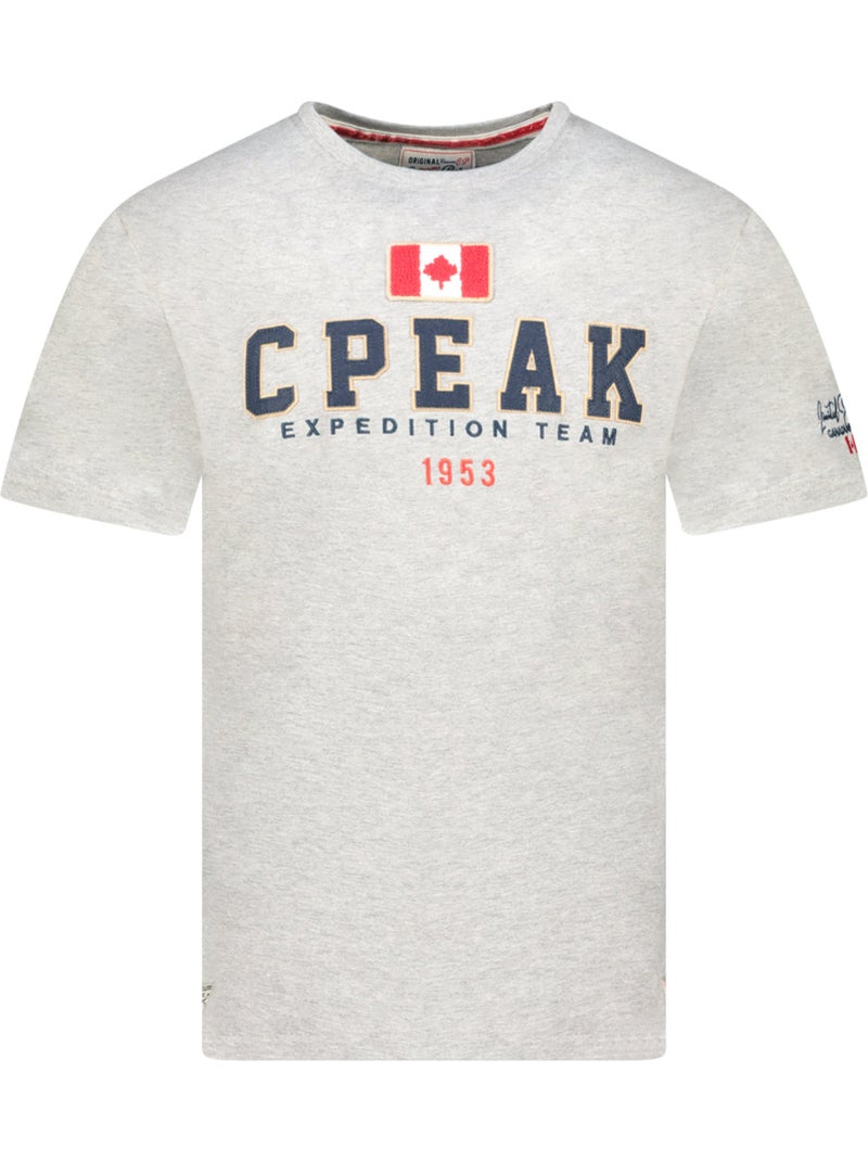 T-shirt stampata jerateak – canadian peak Grigio chiaro - Kiabi