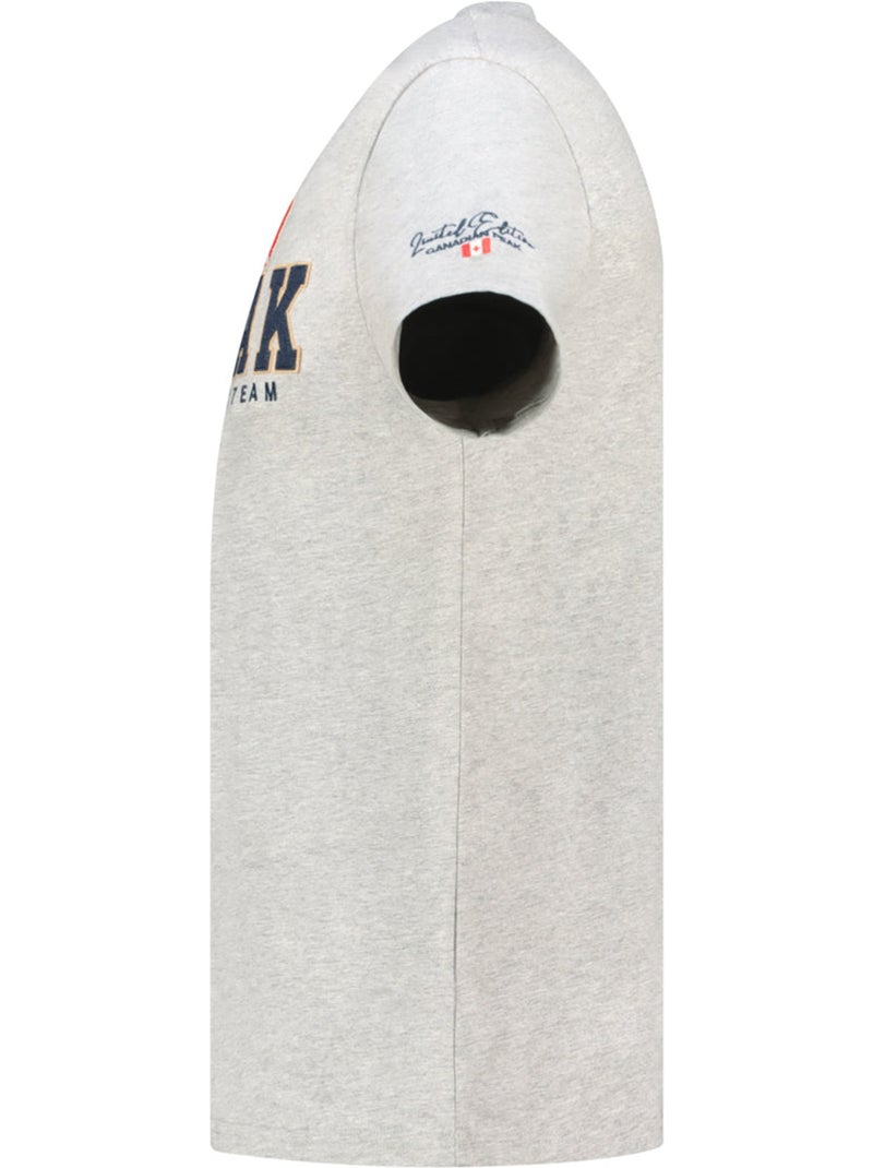 T-shirt stampata jerateak – canadian peak Grigio chiaro - Kiabi