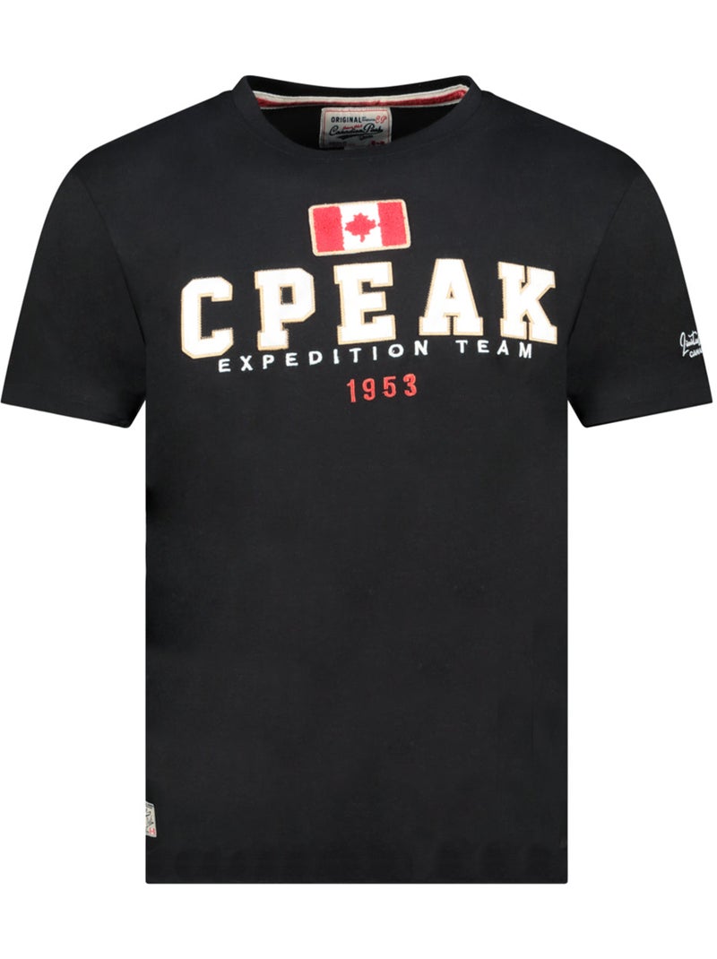 T-shirt stampata jerateak – canadian peak Nero - Kiabi