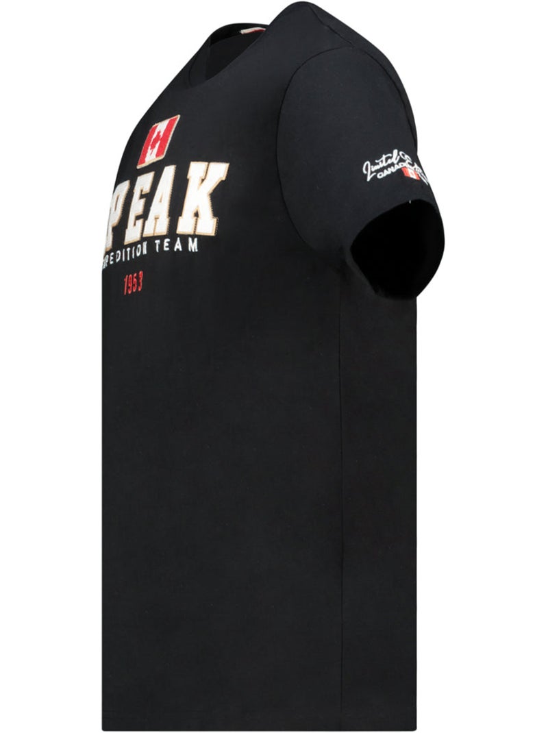 T-shirt stampata jerateak – canadian peak Nero - Kiabi