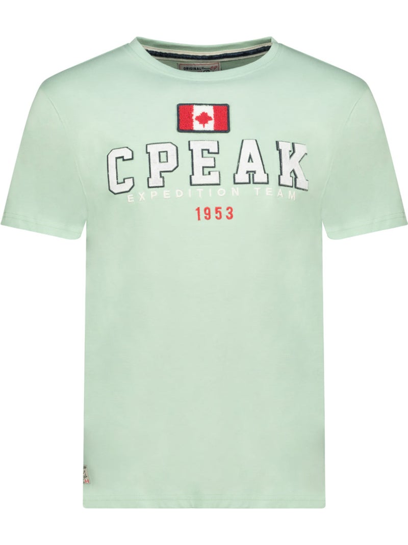 T-shirt stampata jerateak – canadian peak Verde pastello - Kiabi