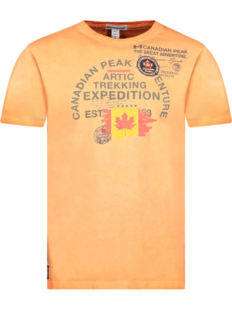 T-shirt stampata jergeneak – canadian peak Corallo - Kiabi