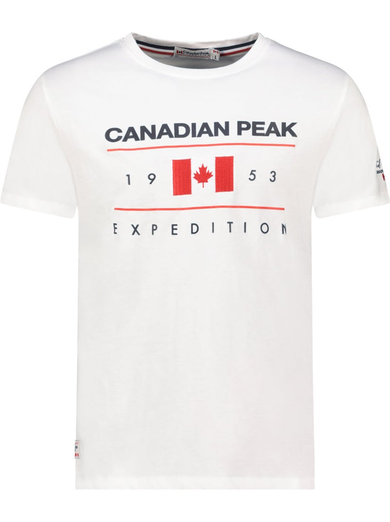 T-shirt stampata jezoleak – canadian peak Bianco - Kiabi