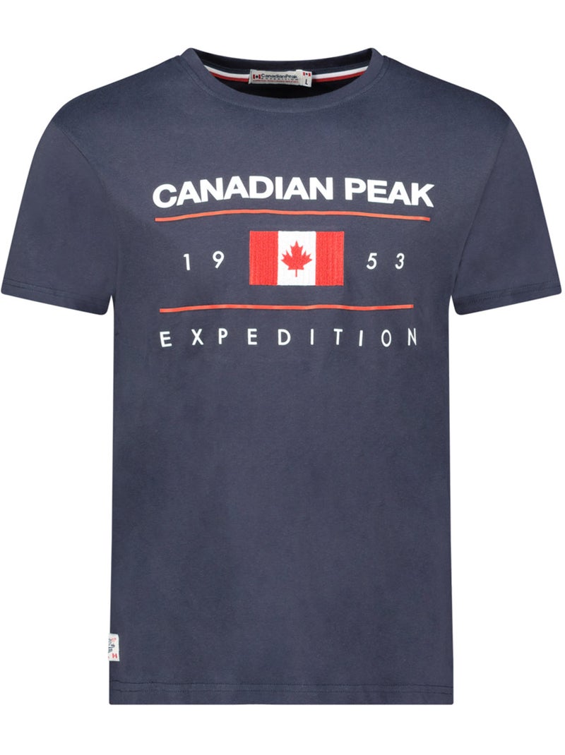 T-shirt stampata jezoleak – canadian peak Blu marino - Kiabi