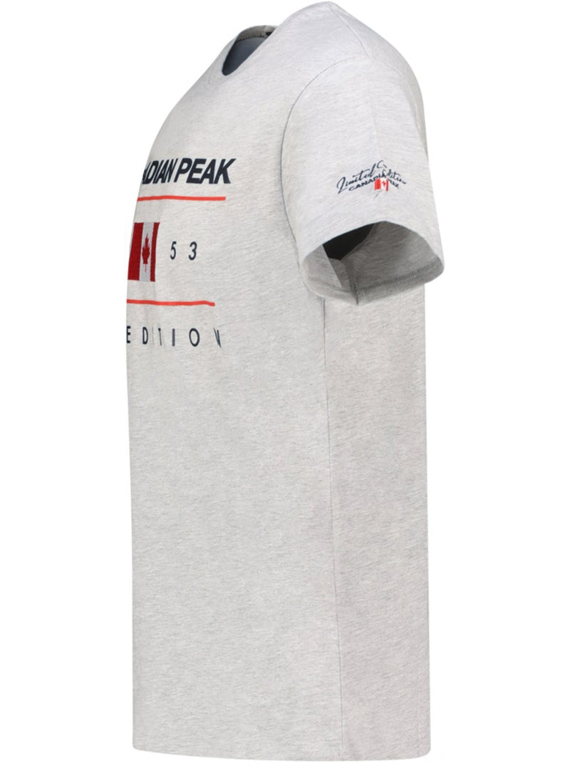 T-shirt stampata jezoleak – canadian peak Grigio chiaro - Kiabi