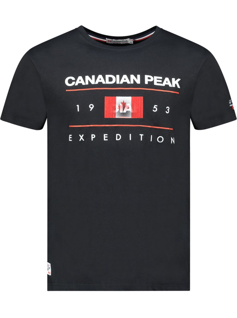 T-shirt stampata jezoleak – canadian peak Nero - Kiabi