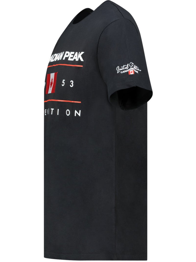 T-shirt stampata jezoleak – canadian peak Nero - Kiabi