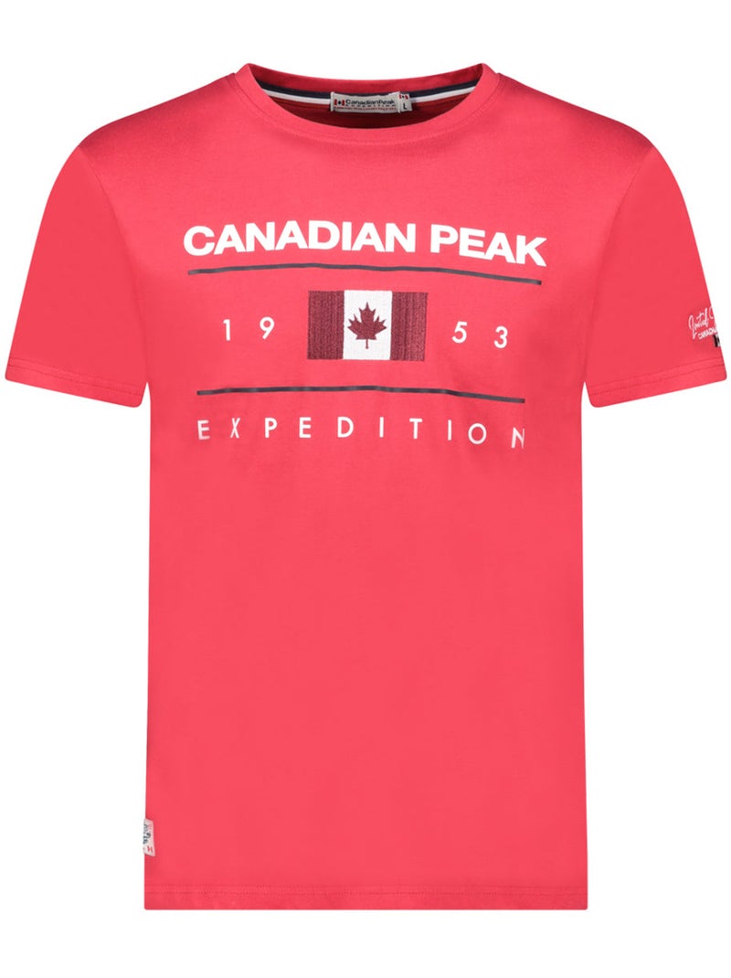 T-shirt stampata jezoleak – canadian peak Rosso - Kiabi